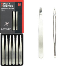 набір пінцетів манік. нержав. сталь 12шт. 9,5см.  96/2031/123989  (160)