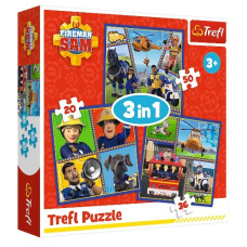 пазли Trefl "3 в 1" День пожежника  34868