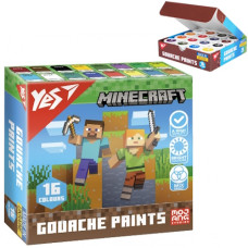 гуаш Yes Minecraft 16кол.х20мл.  230408  (12)