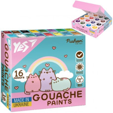 гуаш Yes Pusheen 16кол.х20мл.  230403  (12)