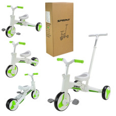 велосипед триколісний з батьківською ручкою, колеса PU, в кор. 37х20х75см.  TR2610  (1)