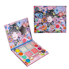 косметика палетка тіней для повік, пензлик, в кор. 16х13х1см.  IG2943  (12/192)