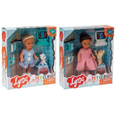 лялька Кіра у ветклініці, вихованець, аксесуари, в кор. 16,2х14,6х4,6см.  4612