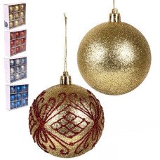 кульки ялинкові в кор. 8см. 9шт.  М47878  (9/288)