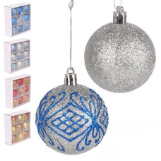 кульки ялинкові в кор. 6см. 9шт.  М47879  (9/576)