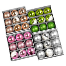 кульки ялинкові в кор. 8см. 9шт.  М47884  (9/288)