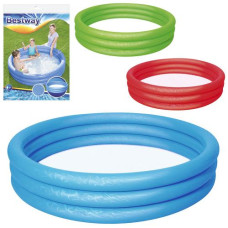 басейн Bestway дитячий круглий 150х30см., 3 кільця, 317л., рем. запл., в кул. 33х29см.  51026  (6)