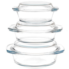 набір каструль скляних A-Plus 4шт.  1095  (4)
