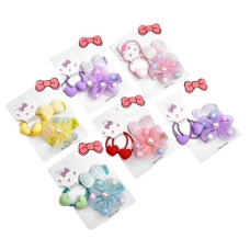 набір 2 гумки для волосся + 2 шпильки на бліст.  WW02361  (12/1200)