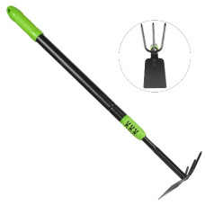 мотика-граблі 2в1 з телескопічною ручкою 19х68-98см.  R41888  (20)