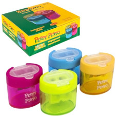 чинка Peppy Pinto з контейнером подвійна  КВ-8133  (12/720)