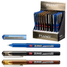 ручка Piano РТ-225 "Zing" кульк. масл. синя  (50/2400)