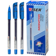 ручка Wiser Monitor гелева, з грипом, синя 0,6мм.  (12/144/1728)
