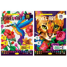 розмальовка "Pixel Art" А4 20арк. Апельсин  РМ-85  (12)