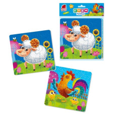 пазли м`які 2 в 1 "Farm"  Roter Kafer  RK6050-04