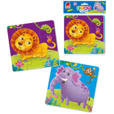 пазли м`які 2 в 1 "Zoo"  Roter Kafer  RK6050-05