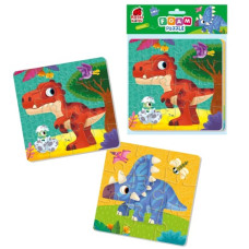пазли м`які 2 в 1 "Dinozaurs"  Roter Kafer  RK6050-06