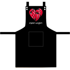 фартух Kvarta габардин чорний "Гаряча штучка"  4104  (10)