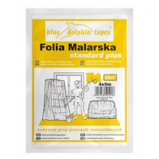 плівка захисна малярська Blue Dolphin Standart Plus 4х5м.  (20)