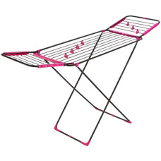 сушка для білизни Avrora металева сіро-рожева  17009