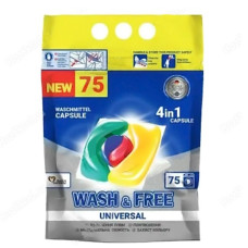 капсули для прання Wash&Free  75шт.