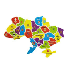 пазли на магніті "Карта України" 20х30см.  783515