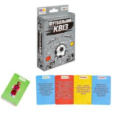 настільна гра "Футбольний квіз" в кор. 9,2х12х2,2см. Strateg  31205
