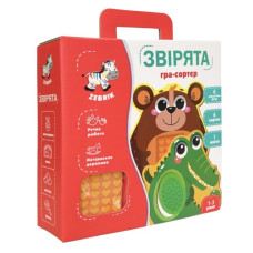 гра-сортер "Звірята" Zebrik  ZB2002-05