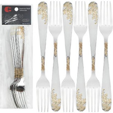 виделка столова "Виноградна гілка золота" 21см.  Х3-194/96994  (6/300)