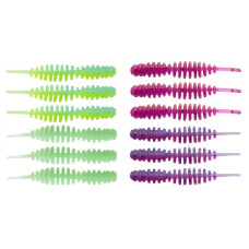 принада їстівний силікон Angry Baits Killer Lip 1.4" MIX 3, 12шт./уп.  IS0471