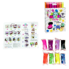 набір тіста для ліплення "Містер тісто"  8кол. в кор. 12,3х10,5х2,5см. Strateg  30571  (46)