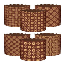 форма для паски пергаментна коричнева Стандарт 110х85мм.  (50/300)