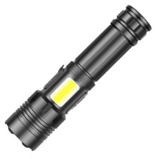 ліхтарик Quantum Perfect 5WLED zoom +3WCOB з функцією Power Bank, Li-ion18650/2600mAh  QM-FL1035