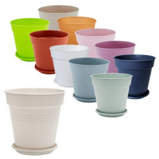 горщик для квітів Алеана з підставкою "Глорія" 14,5х14см.