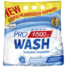 пральний порошок Pro Wash Океанська свіжість  1500гр.
