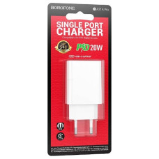зарядний пристрій Borofone Pro Long journey на 1 USB PD20W  BA21A