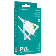 зарядний пристрій Borofone Easy speed на 1 USB PD20W  BA57A