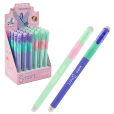 ручка Kite Smart 5 "пиши-стирай" гелева синя 0,5мм.  К23-098-2  (24/864)