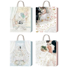 пакет подар. Buromax паперовий 26х32х10см., тиснення фольгою  ВМ.200040  (12/480)