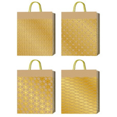 пакет подар. Buromax паперовий 18х23х8см., тиснення фольгою  ВМ.200046  (12/600)