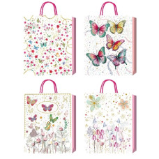 пакет подар. Buromax паперовий 18х23х8см., тиснення фольгою  ВМ.20007  (12/720)