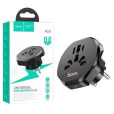 зарядний пристрій Hoco Unimpeded universal conversion plug  AC6