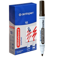 маркер Centropen 8559 для магнітноі дошки круглий чорний  (10/200)