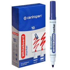 маркер Centropen 8559 для магнітноі дошки круглий синій  (10/200)