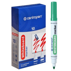 маркер Centropen 8559 для магнітноі дошки круглий зелений  (10/200)