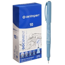 маркер Centropen 2631 лінер чорний 0.5мм.  (10/200)