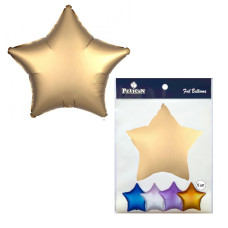 кулька фольгована Pelican Зірка сатин бронза 18"/45см., продажа кратно 5шт.!!!  832635  (5)