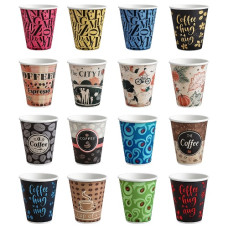 стакан картонний 185мл. кольоровий  (50/2000)