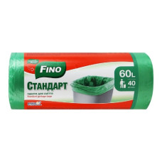 пакети для сміття Fino  60л./40шт. стандарт  (15)