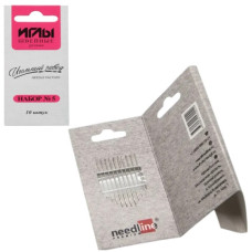 голки для шиття №5 набір 10шт.  (36/3600)